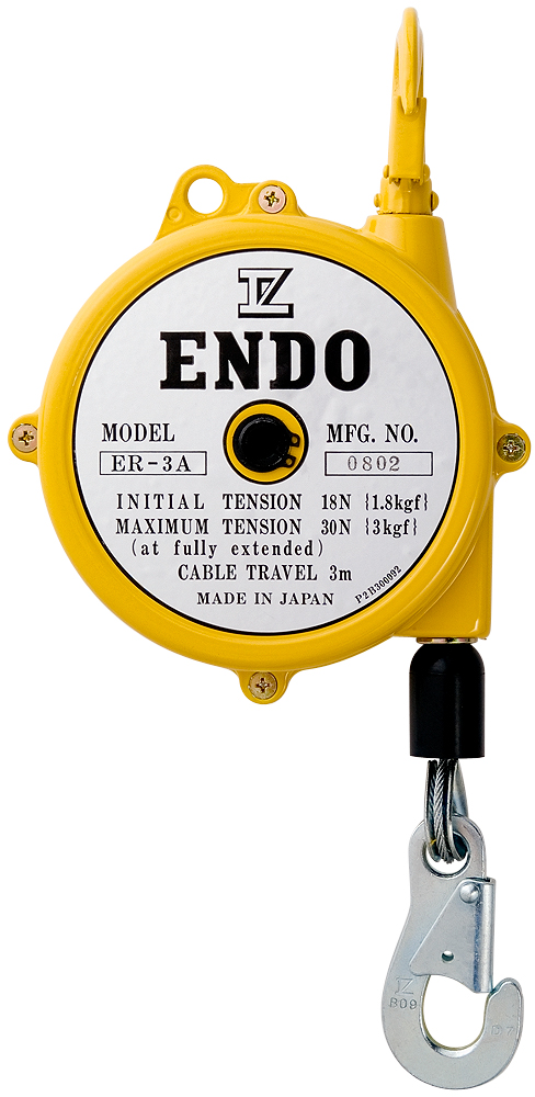 遠藤工業 株 ENDO エアーホイスト EHW-60 60kg 1.9M 0.6MPa EHW-60 期間限定 ポイント10倍 - 6